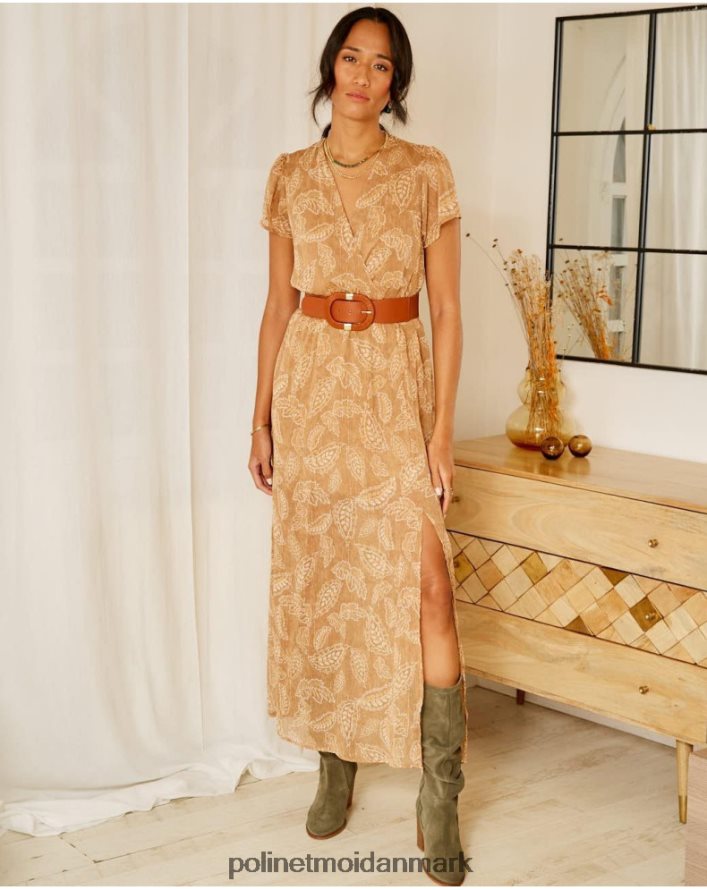 bambina blade kjole kamel tøj Polin et moi 28TJFF137