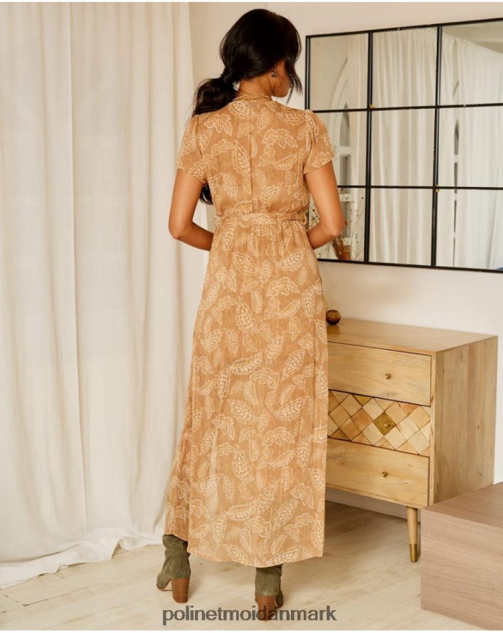 bambina blade kjole kamel tøj Polin et moi 28TJFF137