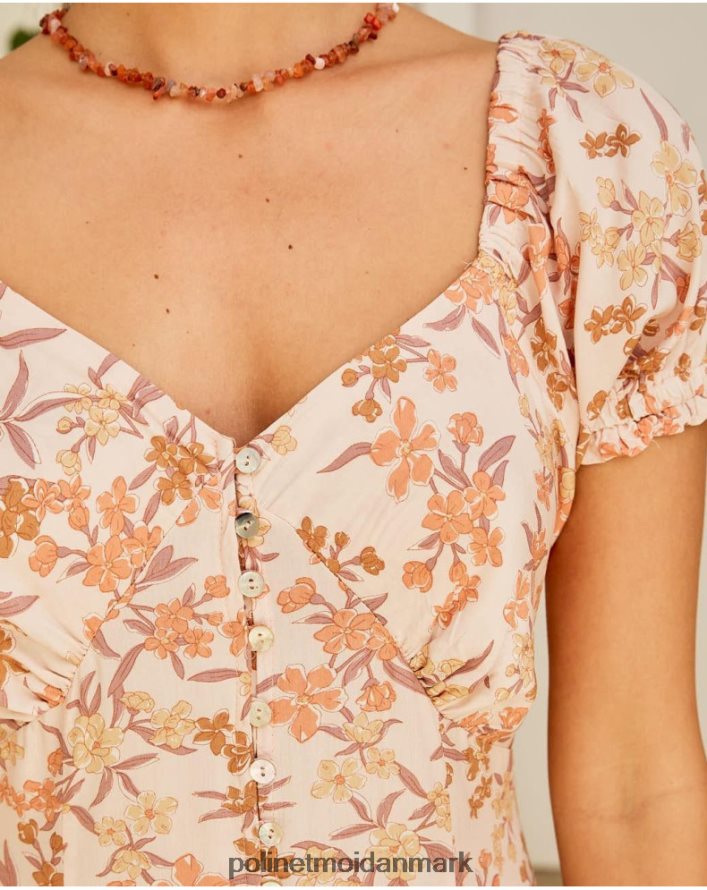 blomstret kjole isolde laks tøj Polin et moi 28TJFF94