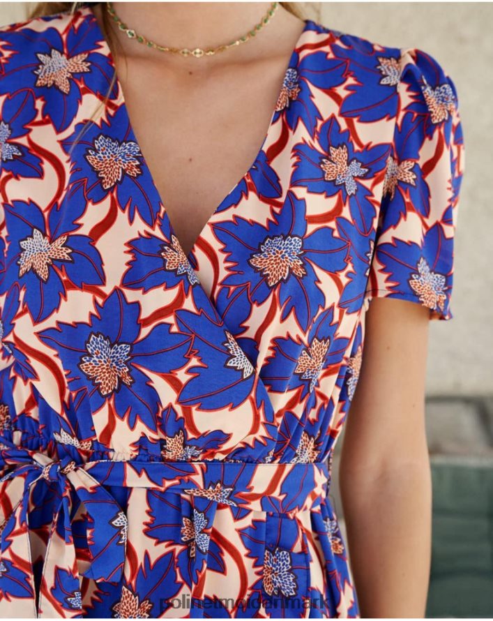 charlotte kort kjole klein blå tøj Polin et moi 28TJFF112