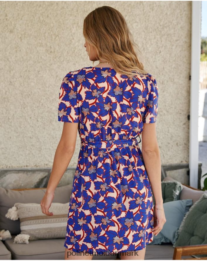 charlotte kort kjole klein blå tøj Polin et moi 28TJFF112