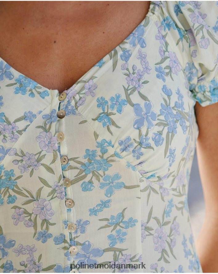 clarise buttons kjole eukalyptus tøj Polin et moi 28TJFF69