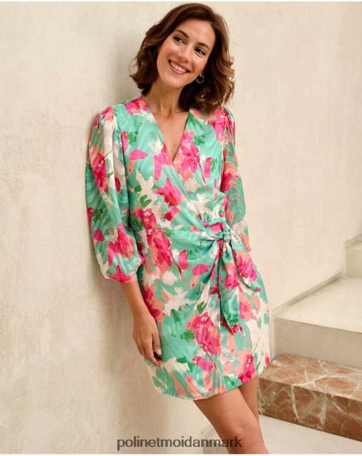 denisse kjole sløjfe vandgrøn tøj Polin et moi 28TJFF81