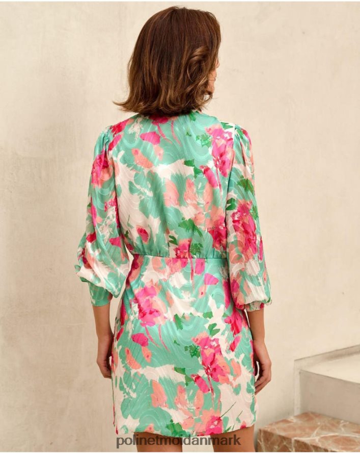 denisse kjole sløjfe vandgrøn tøj Polin et moi 28TJFF81