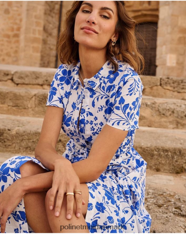 fødselsdagsskjortekjole hvid tøj Polin et moi 28TJFF26