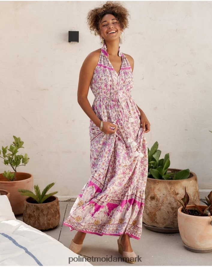 halter vera kjole Rose tøj Polin et moi 28TJFF19