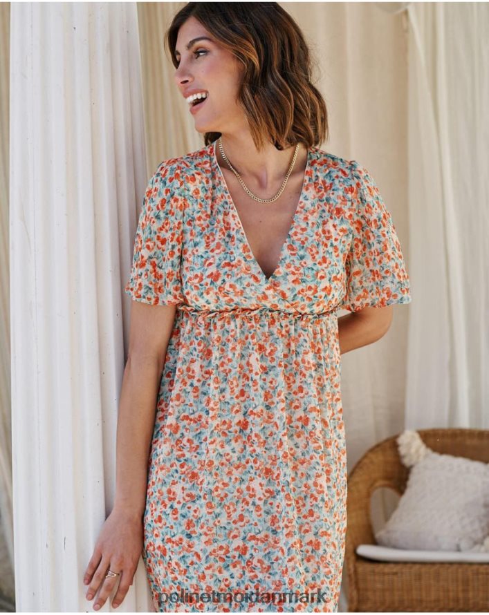 kjole blomster candela denim tøj Polin et moi 28TJFF98