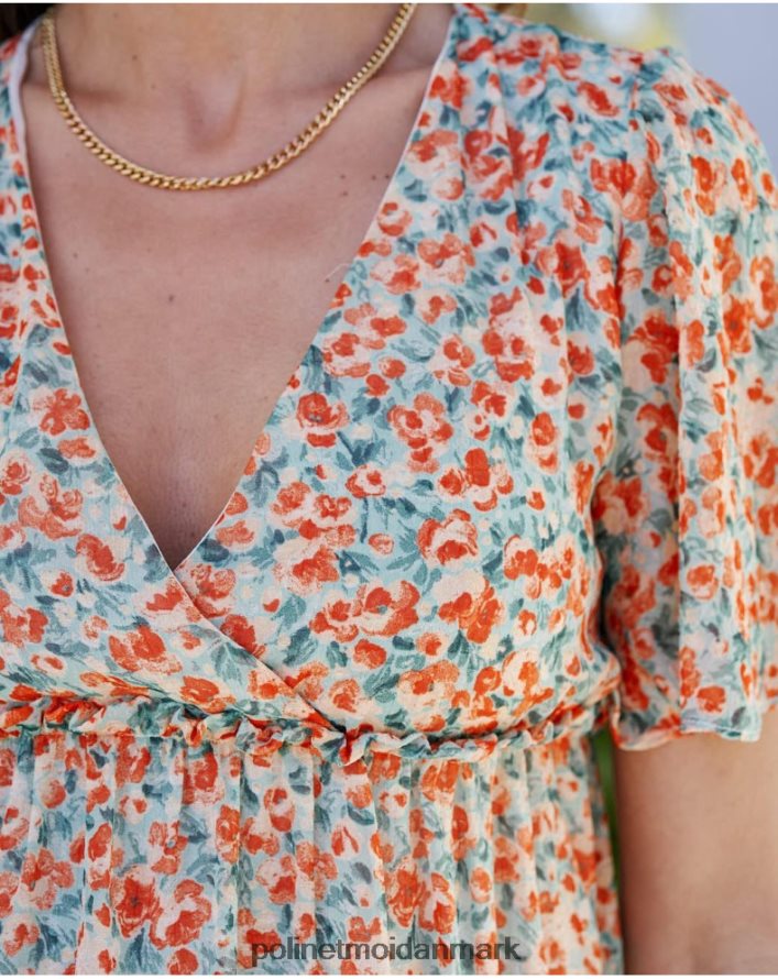 kjole blomster candela denim tøj Polin et moi 28TJFF98