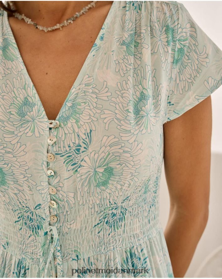 kjole blusset vicky turkis tøj Polin et moi 28TJFF62