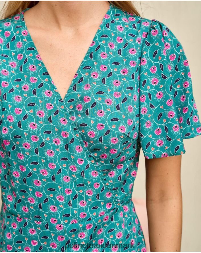 kjole cross-over doli grøn skov tøj Polin et moi 28TJFF87