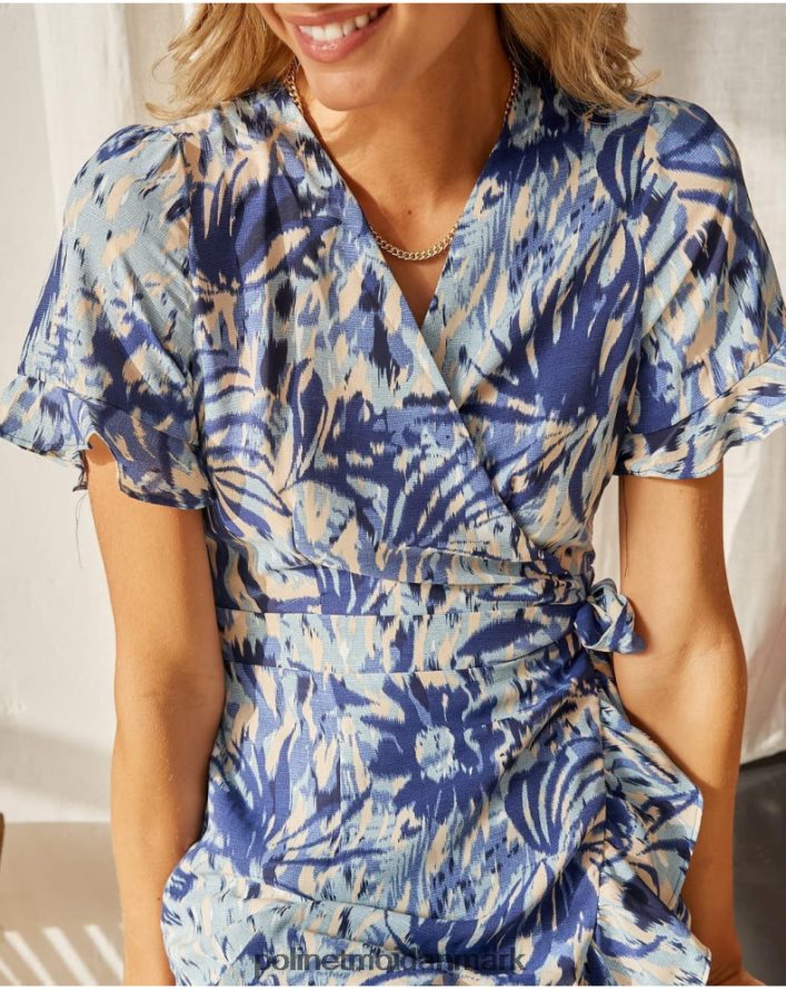 kjole cross-over kalila atlanterhavet tøj Polin et moi 28TJFF131