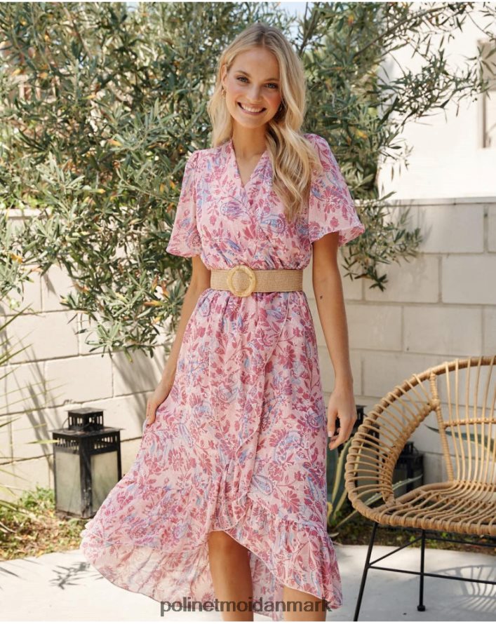 kjole cross-over naiare Rose tøj Polin et moi 28TJFF1