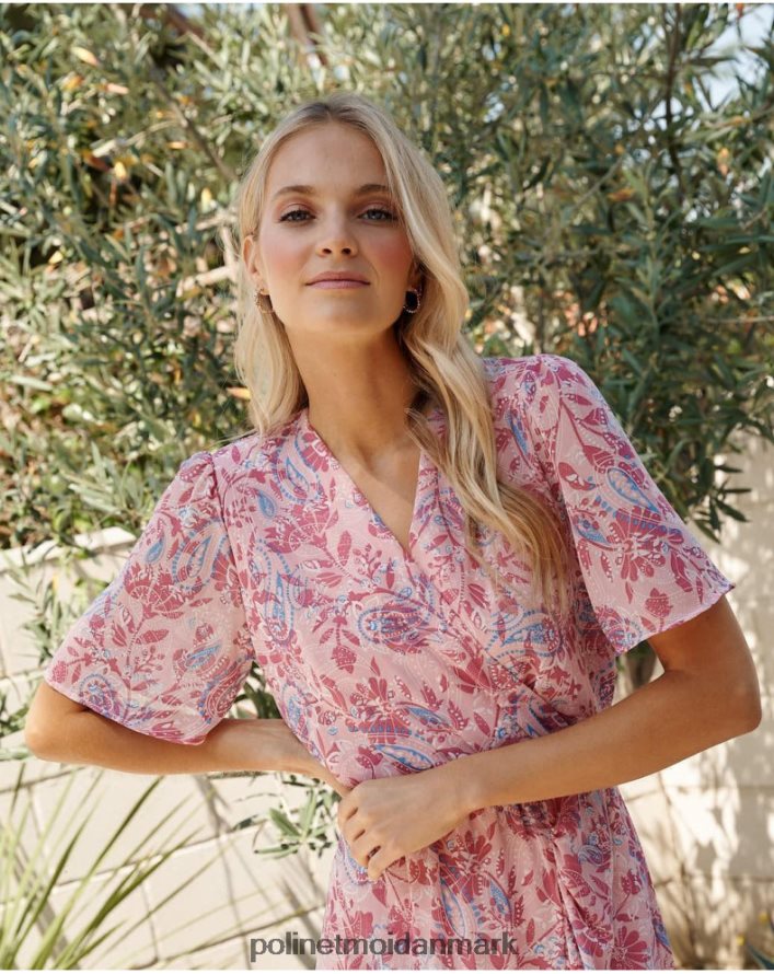 kjole cross-over naiare Rose tøj Polin et moi 28TJFF1