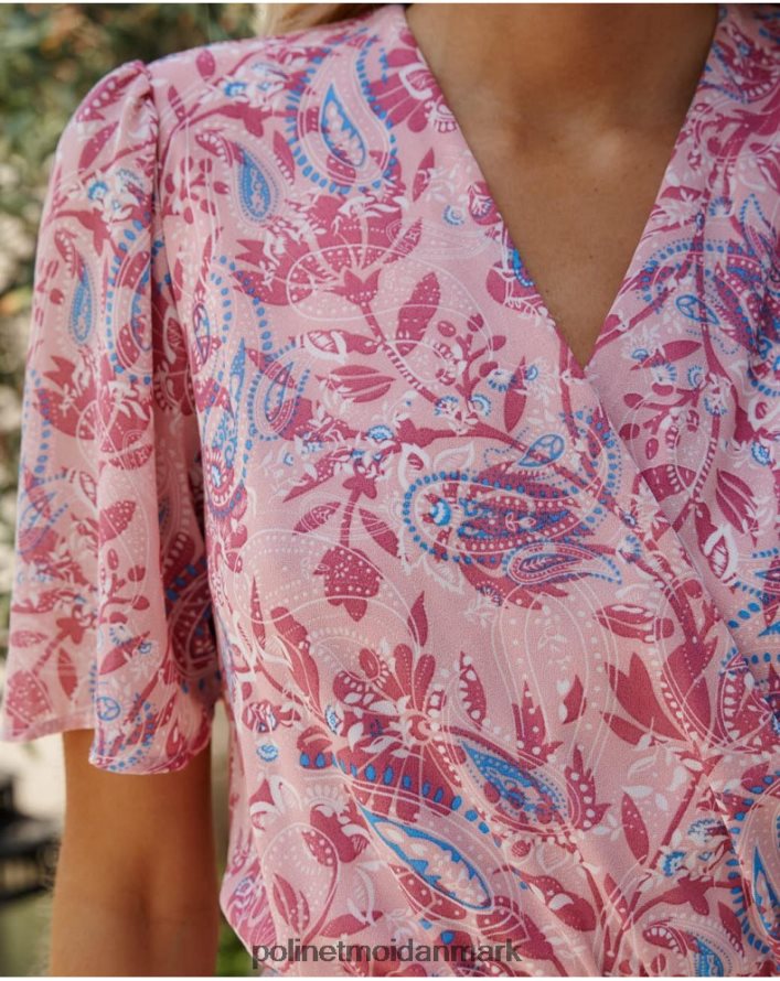 kjole cross-over naiare Rose tøj Polin et moi 28TJFF1