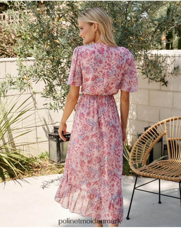 kjole cross-over naiare Rose tøj Polin et moi 28TJFF1