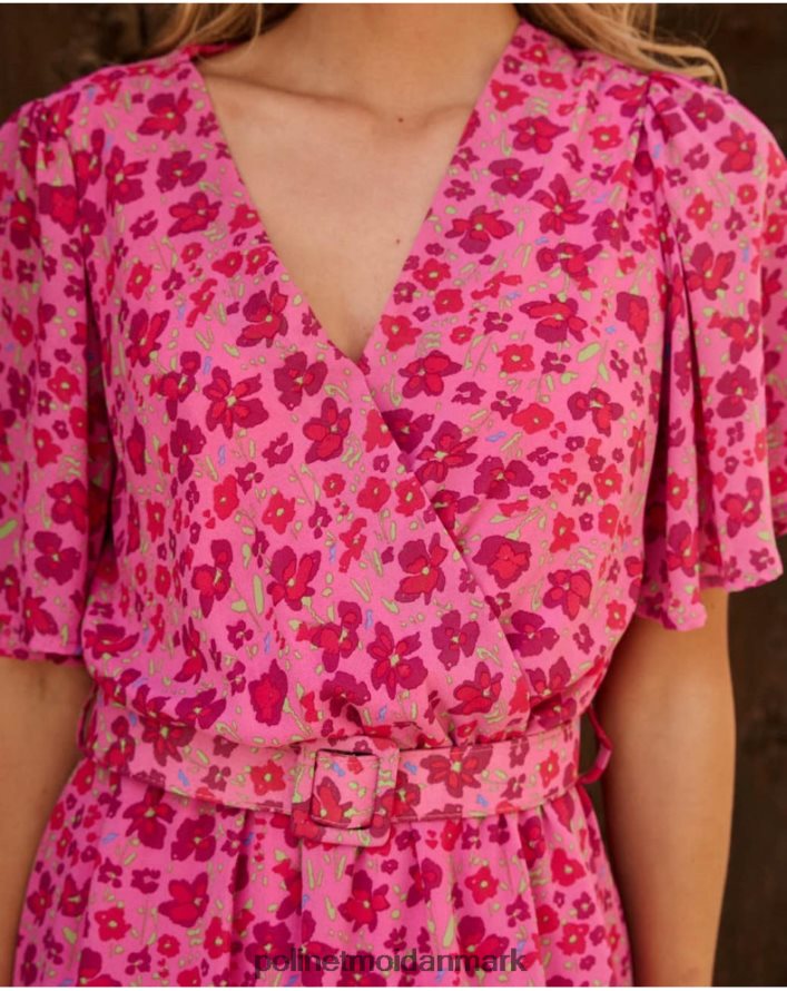 kort kjole afrika hindbær tøj Polin et moi 28TJFF72