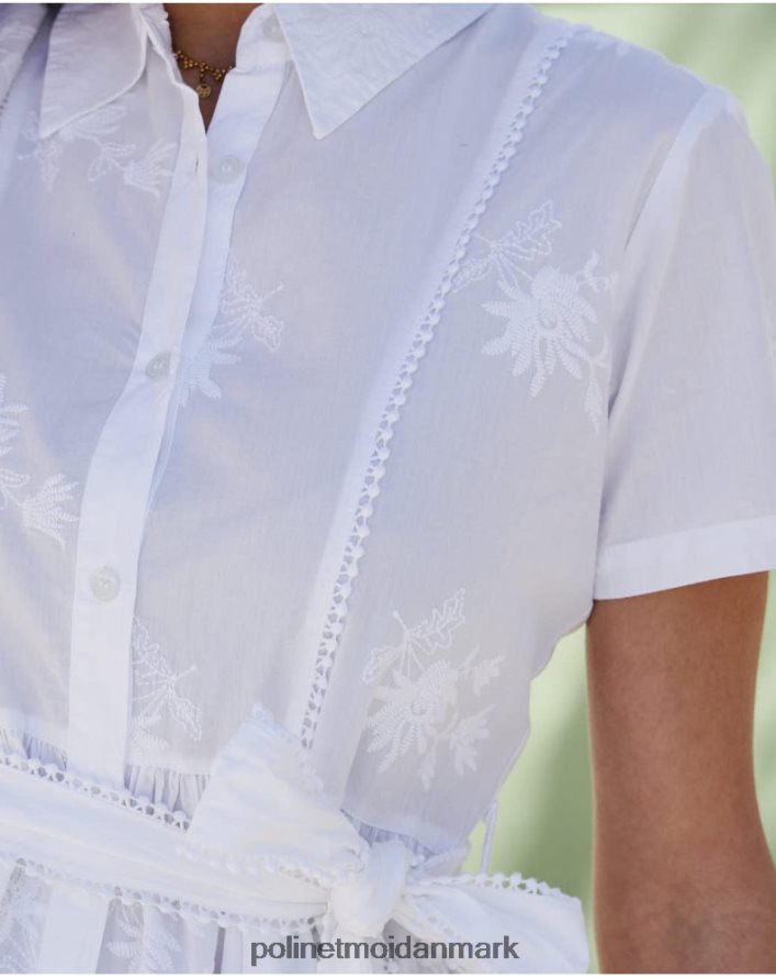 lynda skjortekjole hvid tøj Polin et moi 28TJFF86