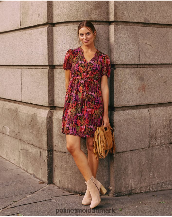 maitane flydende kjole Brun tøj Polin et moi 28TJFF73