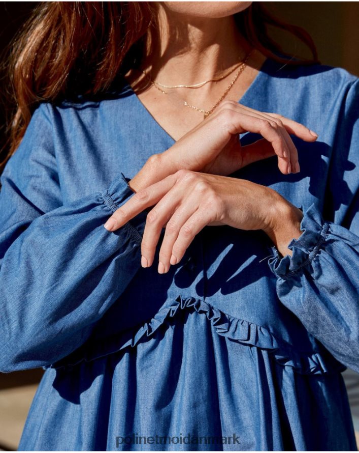 milan cowboy kjole denim tøj Polin et moi 28TJFF101