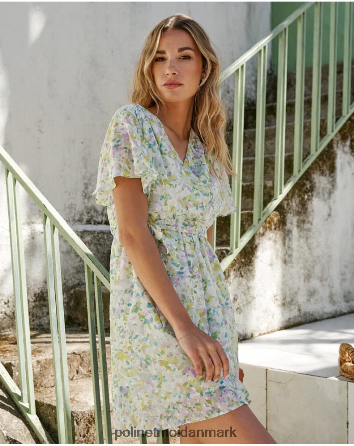 plumeti dima kjole æblegrøn/mynte tøj Polin et moi 28TJFF84