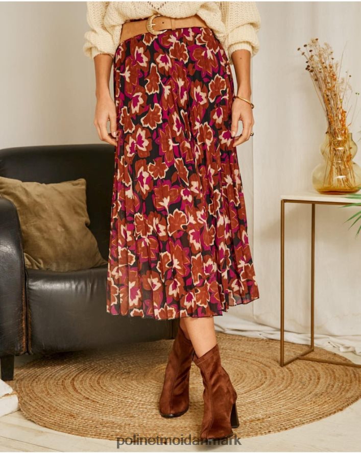 blomstret nederdel suzy hindbær tøj Polin et moi 28TJFF323