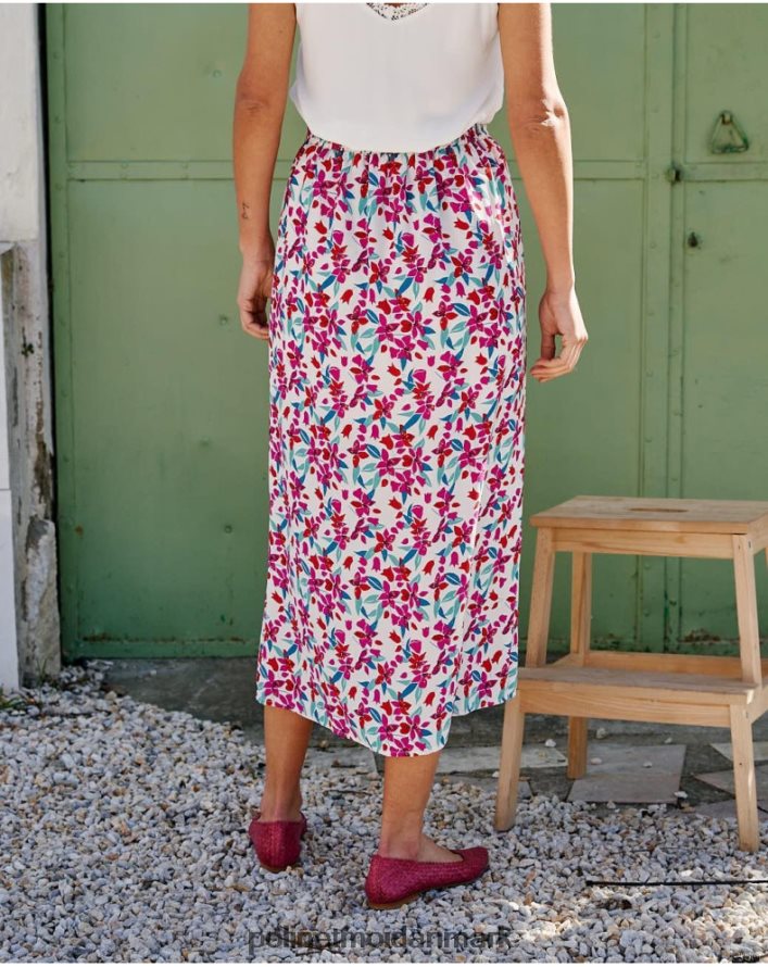 frila midi nederdel lilla tøj Polin et moi 28TJFF308