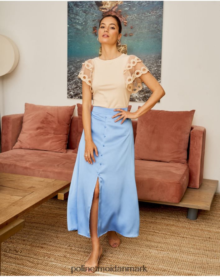 maeva knap nederdel himmelsk tøj Polin et moi 28TJFF301