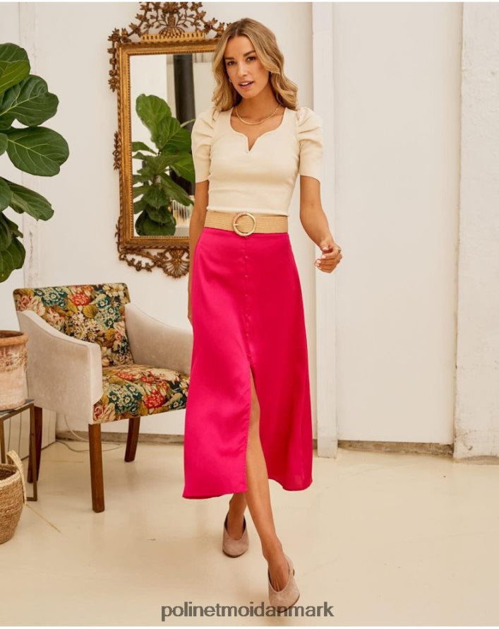 maeva knap nederdel kirsebær tøj Polin et moi 28TJFF313