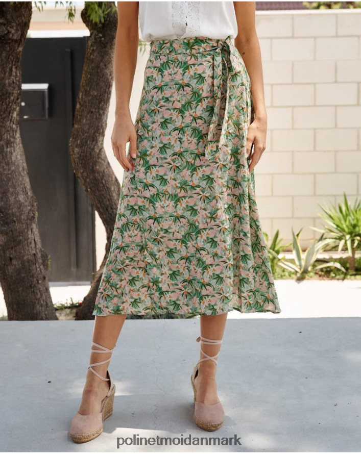 midi nederdel joaquina beige tøj Polin et moi 28TJFF298