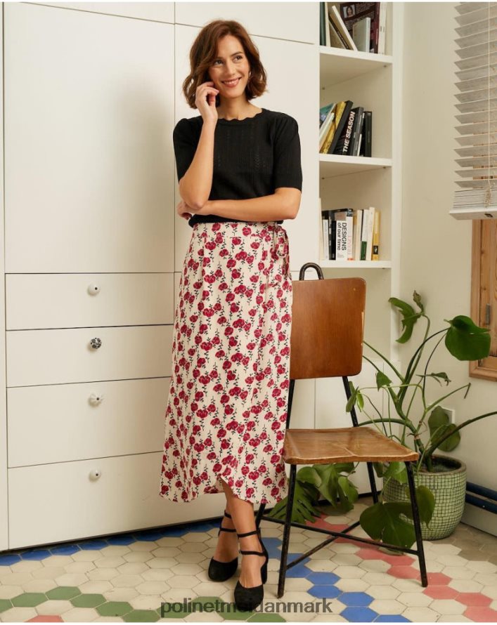 nederdel blomster patricia kirsebær tøj Polin et moi 28TJFF311