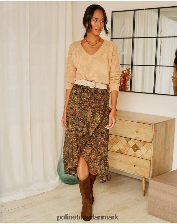 nederdel flæse hyrdinde kaki tøj Polin et moi 28TJFF321