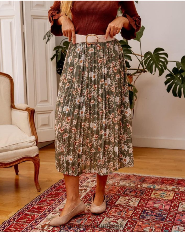 plisseret nederdel dunia kaki tøj Polin et moi 28TJFF299