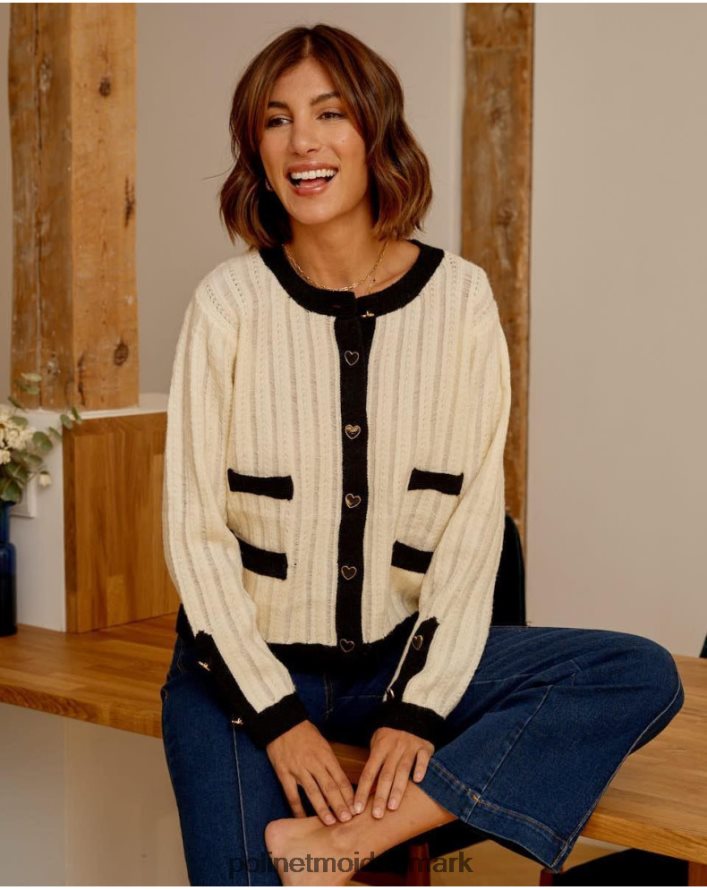 cardigan knapper davinia rå tøj Polin et moi 28TJFF358