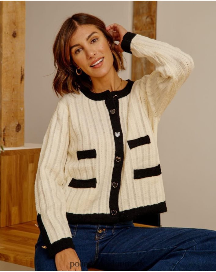cardigan knapper davinia rå tøj Polin et moi 28TJFF358