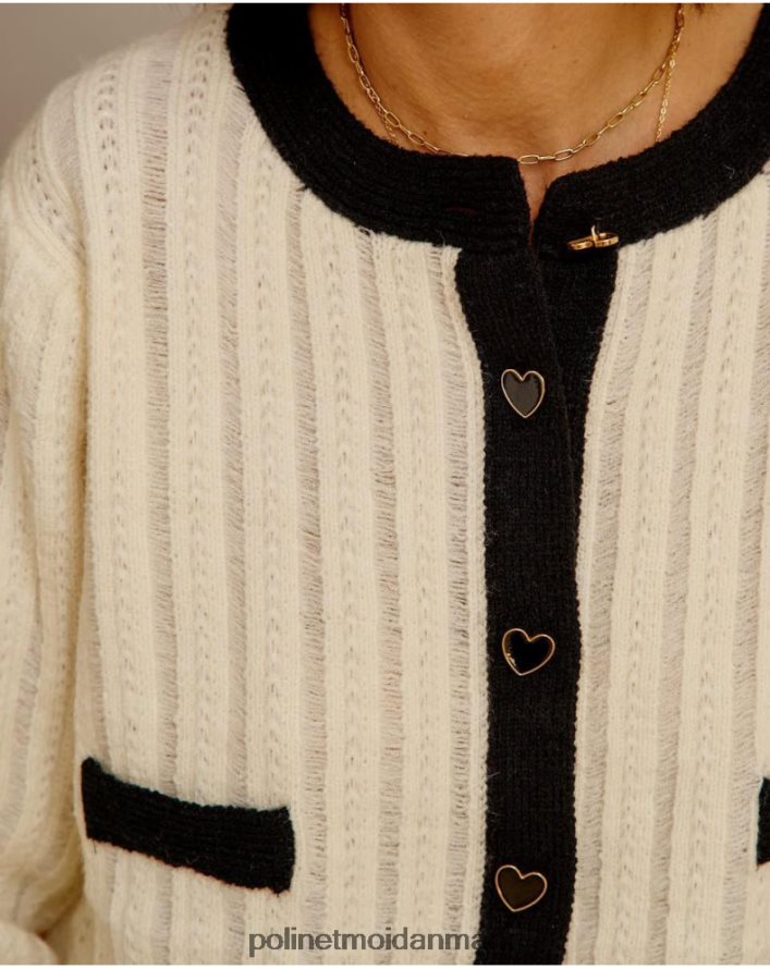 cardigan knapper davinia rå tøj Polin et moi 28TJFF358