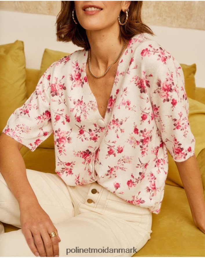 famara blomstercardigan Rose tøj Polin et moi 28TJFF352