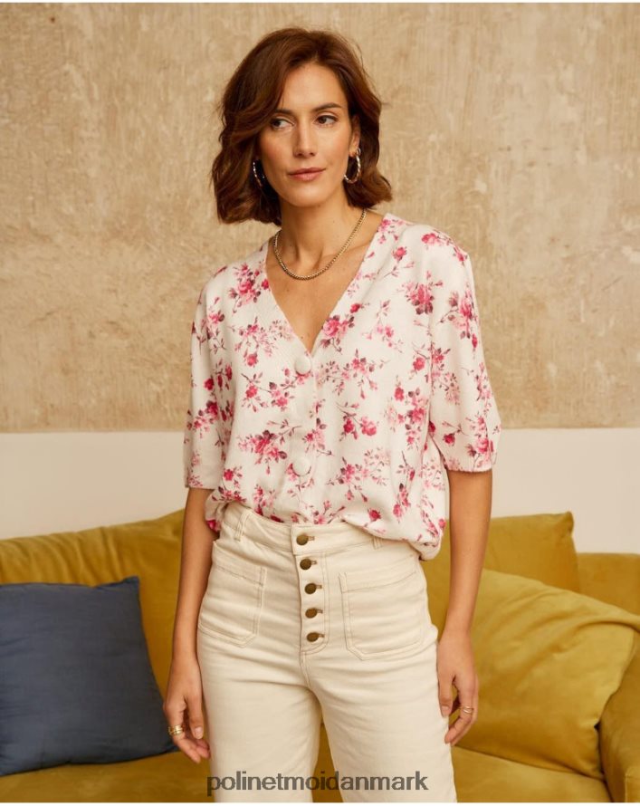 famara blomstercardigan Rose tøj Polin et moi 28TJFF352