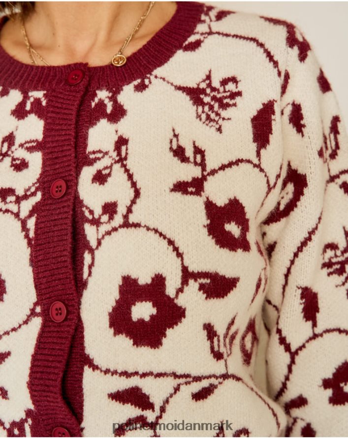 sofia stemplet cardigan rå tøj Polin et moi 28TJFF357