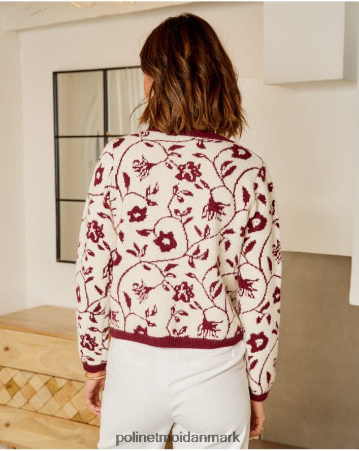 sofia stemplet cardigan rå tøj Polin et moi 28TJFF357