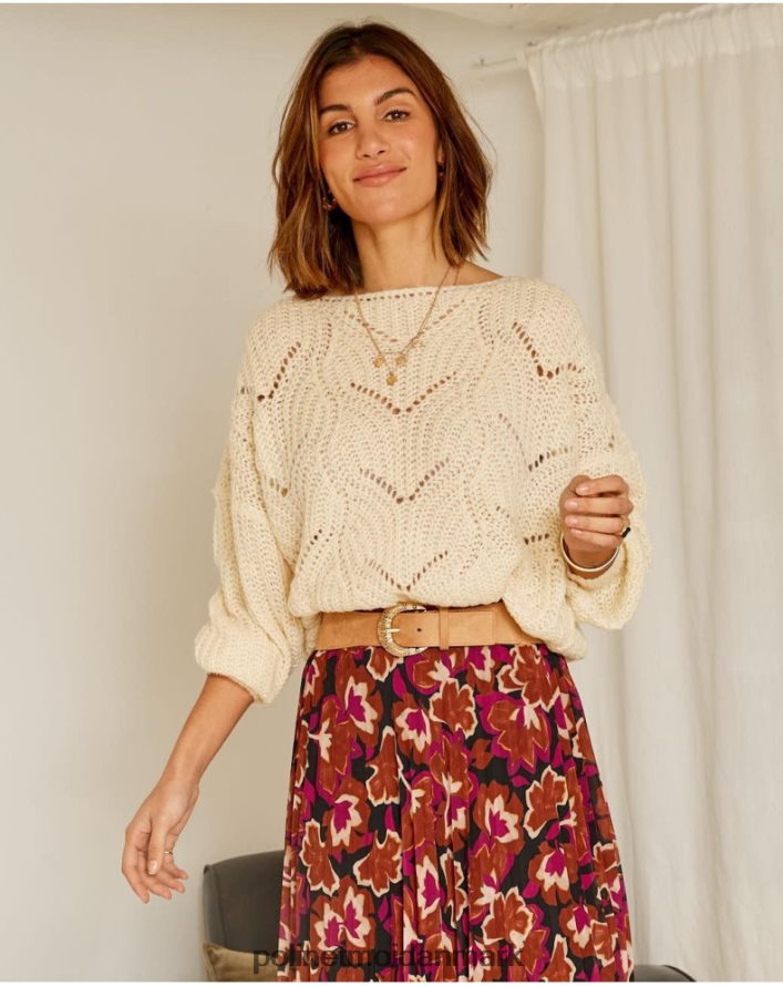 sweater bred priscilla rå tøj Polin et moi 28TJFF354