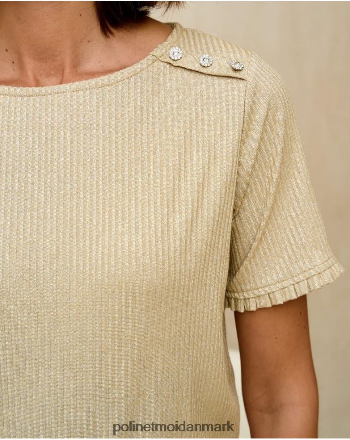 sweater simonne knude guld/platin tøj Polin et moi 28TJFF343