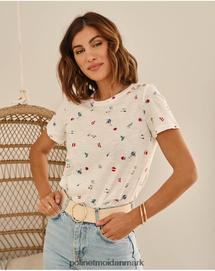 t-shirt brusere zoraida hvid tøj Polin et moi 28TJFF261