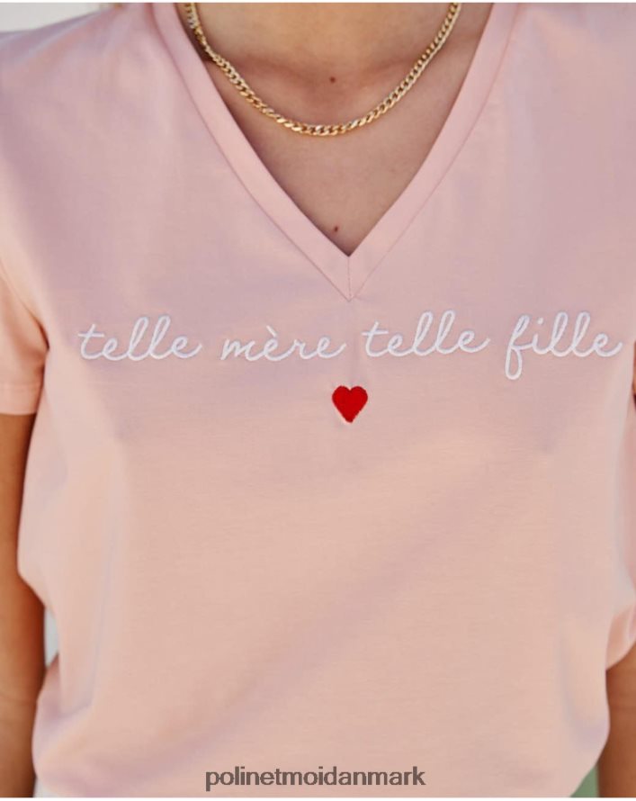 t-shirt pico eugenia Rose tøj Polin et moi 28TJFF274