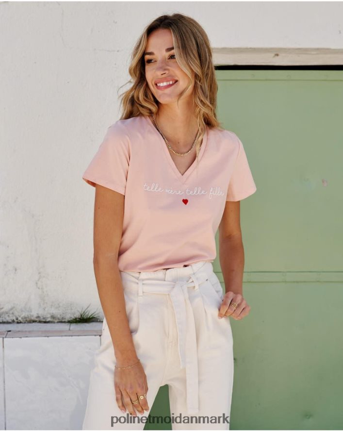 t-shirt pico eugenia Rose tøj Polin et moi 28TJFF274