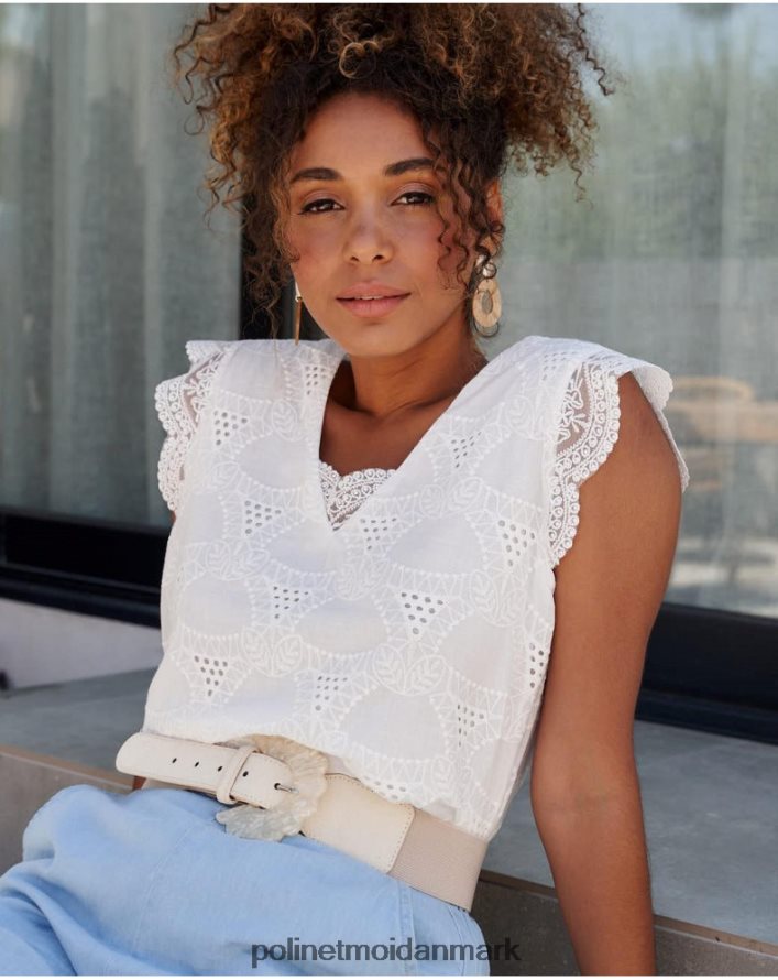 top batista amparo hvid tøj Polin et moi 28TJFF240