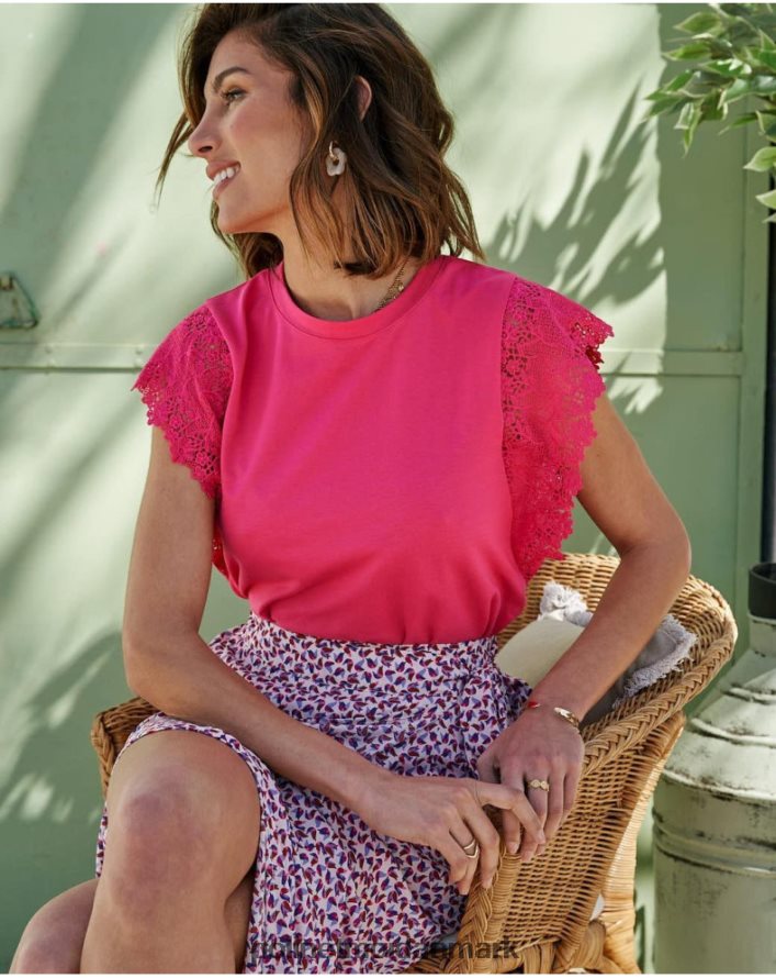 top pjusket sissi fuchsia tøj Polin et moi 28TJFF275