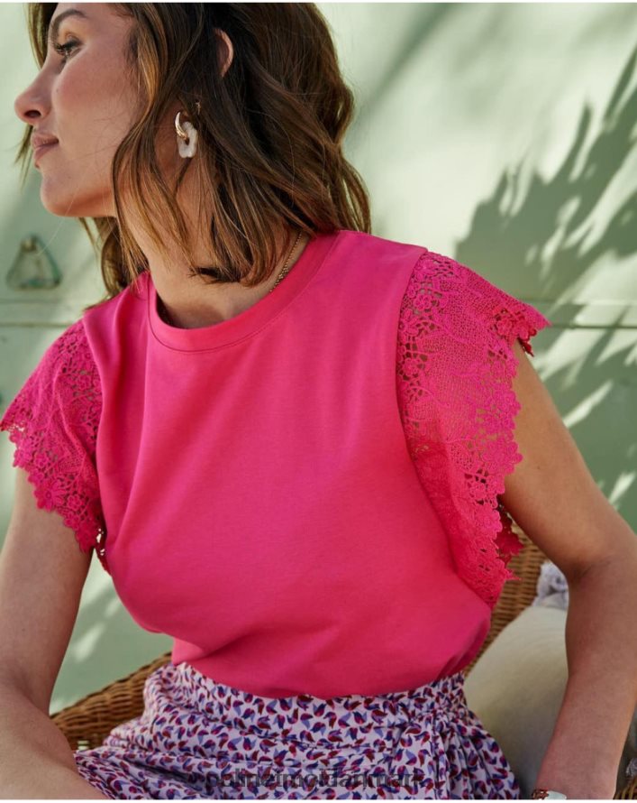 top pjusket sissi fuchsia tøj Polin et moi 28TJFF275