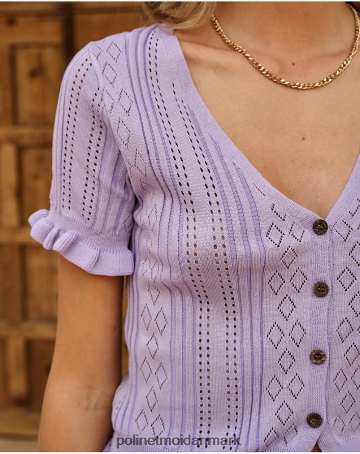 øverste ariel knapper lilla tøj Polin et moi 28TJFF256